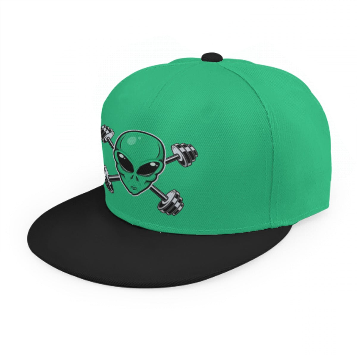 Teal Alien Gym Snap Back