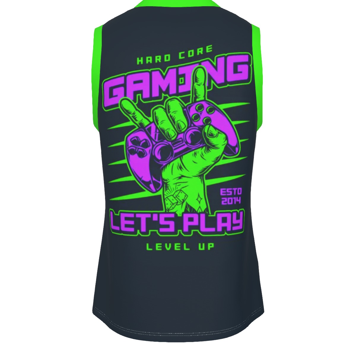 Hard Core Gaming Men's V Neck Basketball Top