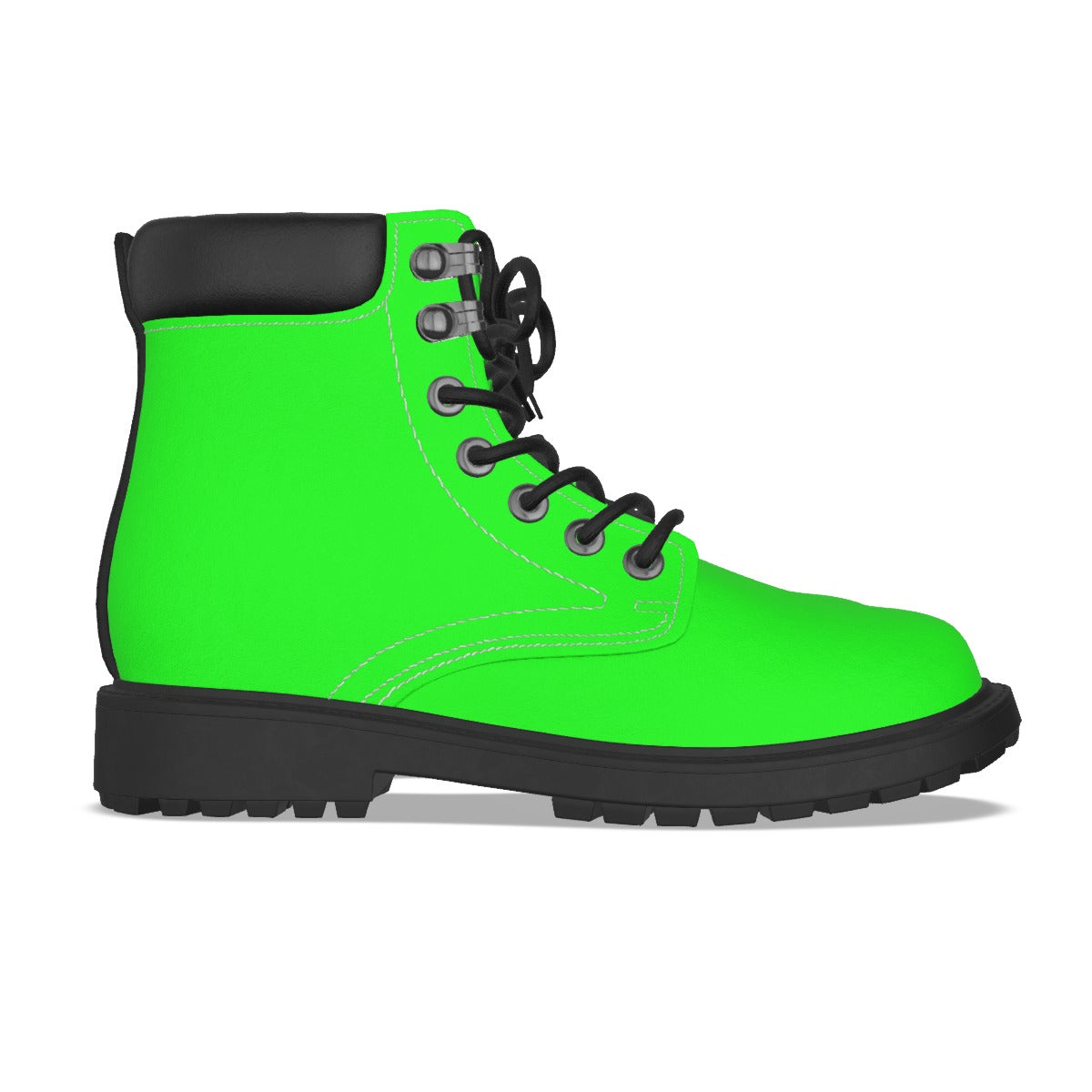 Krown Me King Green and Black Men's Short Boots