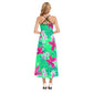 Tropical Hibiscus Flowers Cami Vest Top Dress