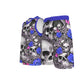 Skulls and Roses Men's V Neck Basketball Suit