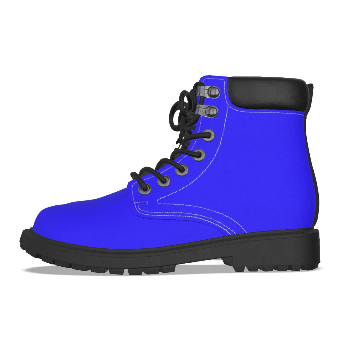 Krown Me King Blue and Black Men's Short Boots