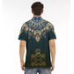 Royalty Made Blue & Green Men's Polo Shirt