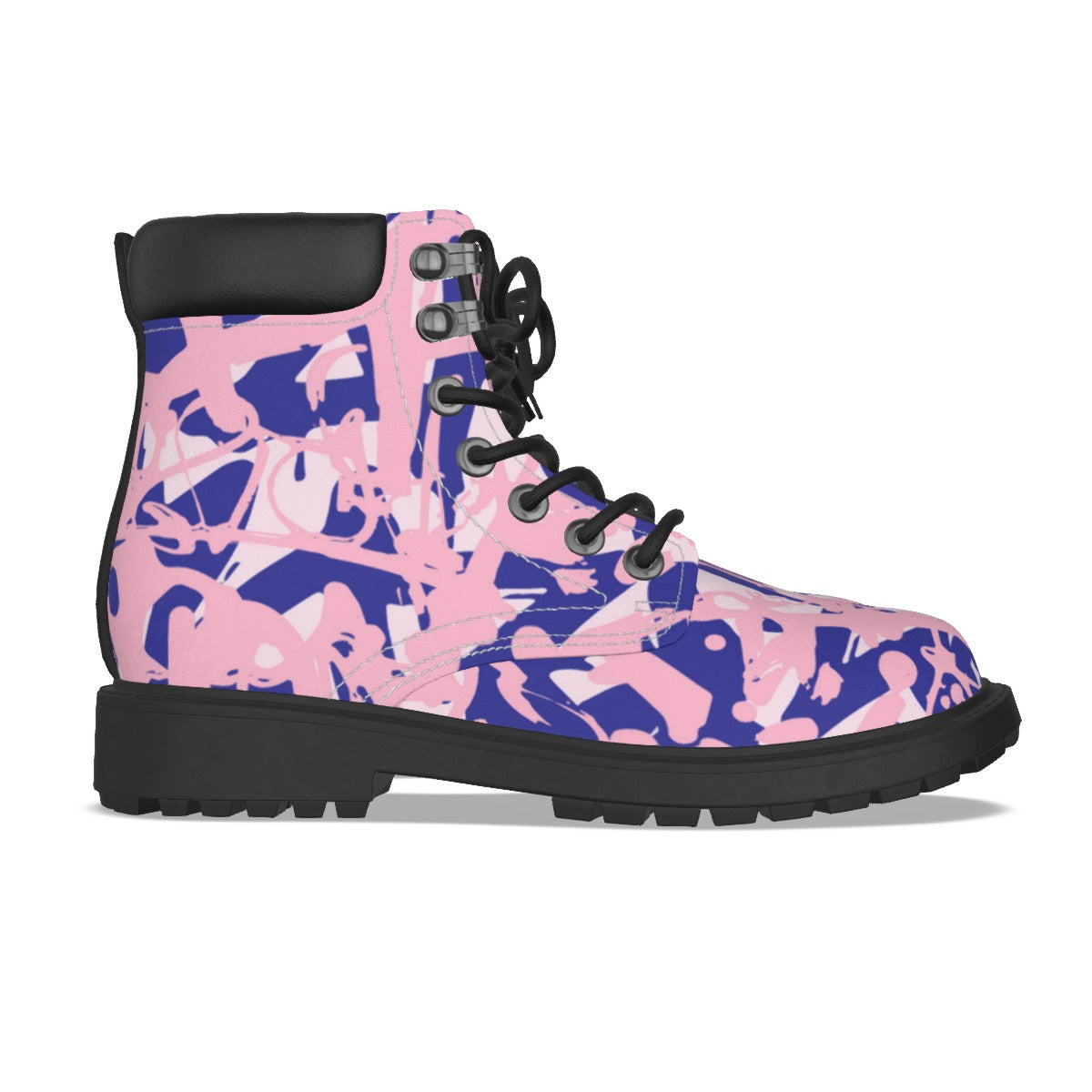 Graffiti Style Women's Short Boots