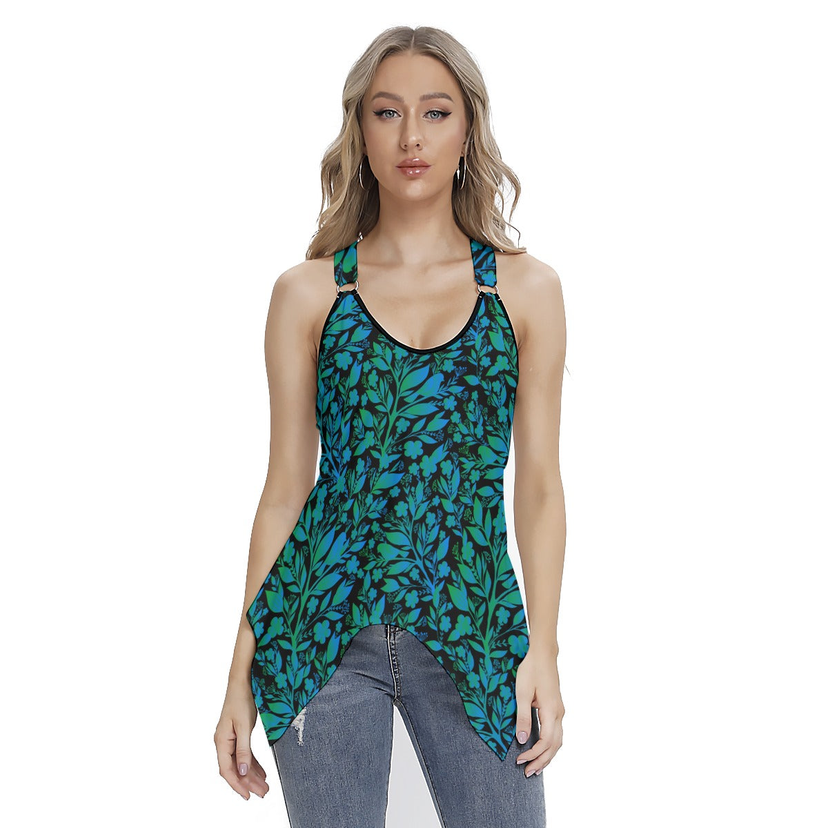 Cute Birds & Branches Women's Skinny Sport Tank Top