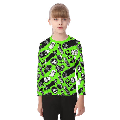 Kid's Skater Kid's O-neck Long Sleeve T-shirt