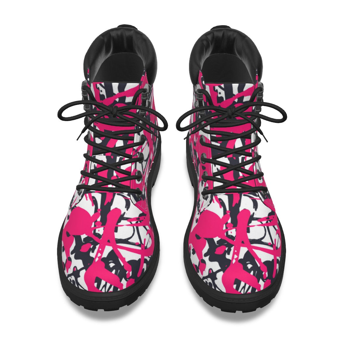 Graffiti Style Women's Short Boots