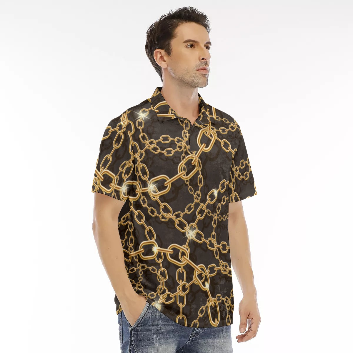 Brake The Chains Men's Polo Shirt