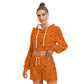 Cute Rock Star Women's Micro Fleece Hoodie And Shorts Set