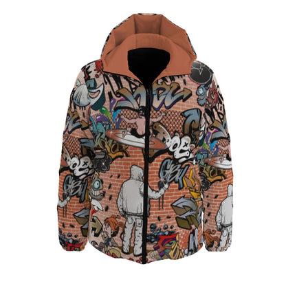 Graffiti Style Winter Time Jacket Unisex