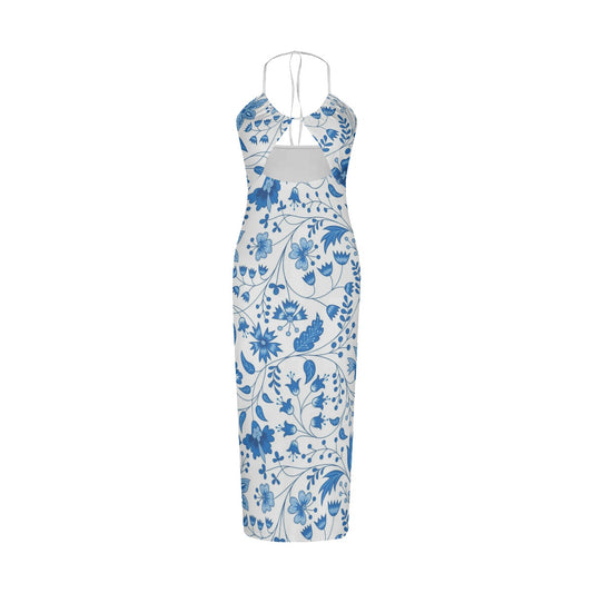 Cute Floral Women's Sexy Hollow Cami Dress