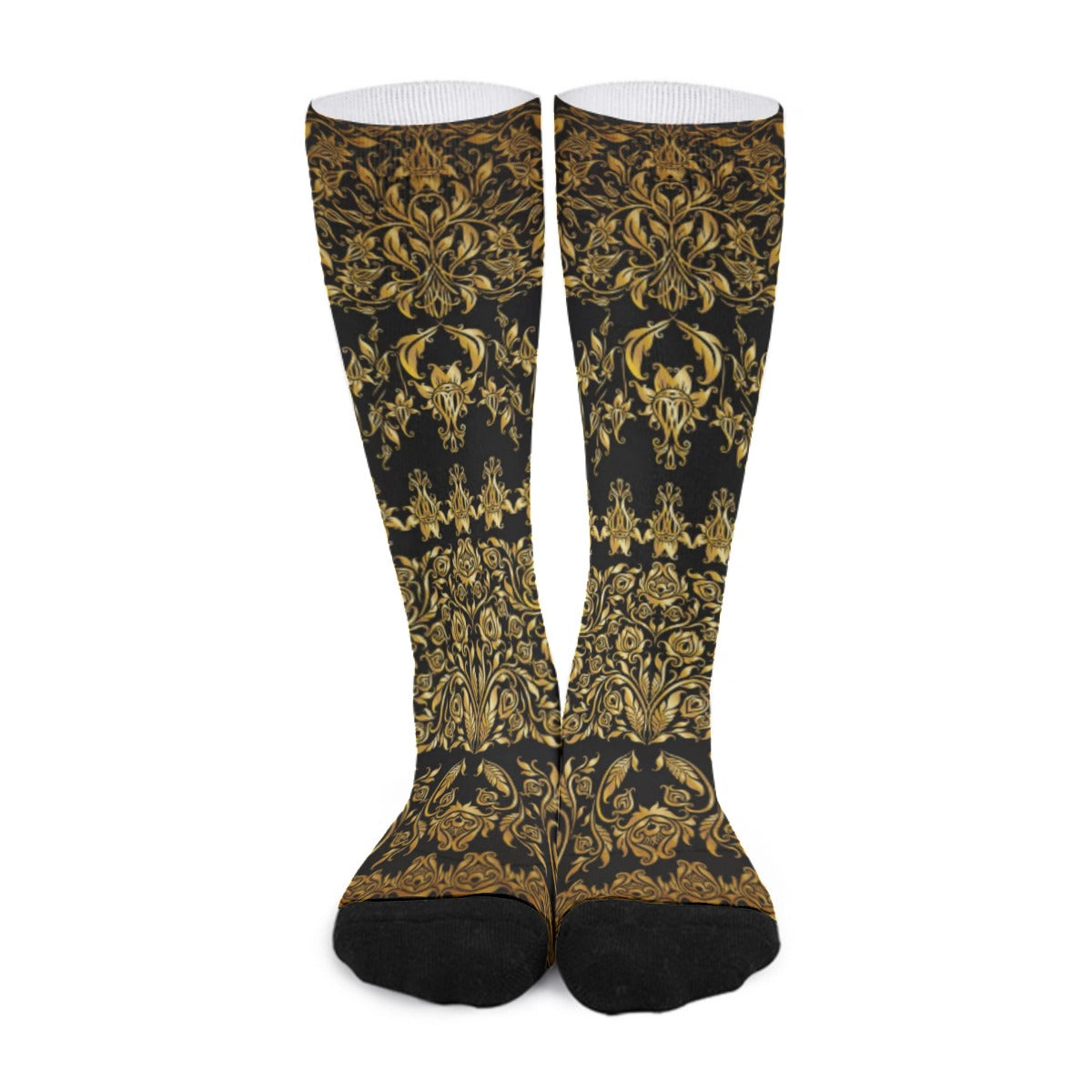 Her Golden Flowers Long Socks