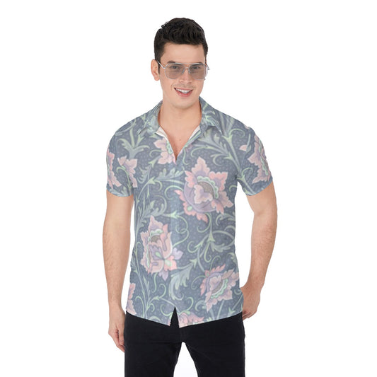 Fantastic Flowers Men's Button Up