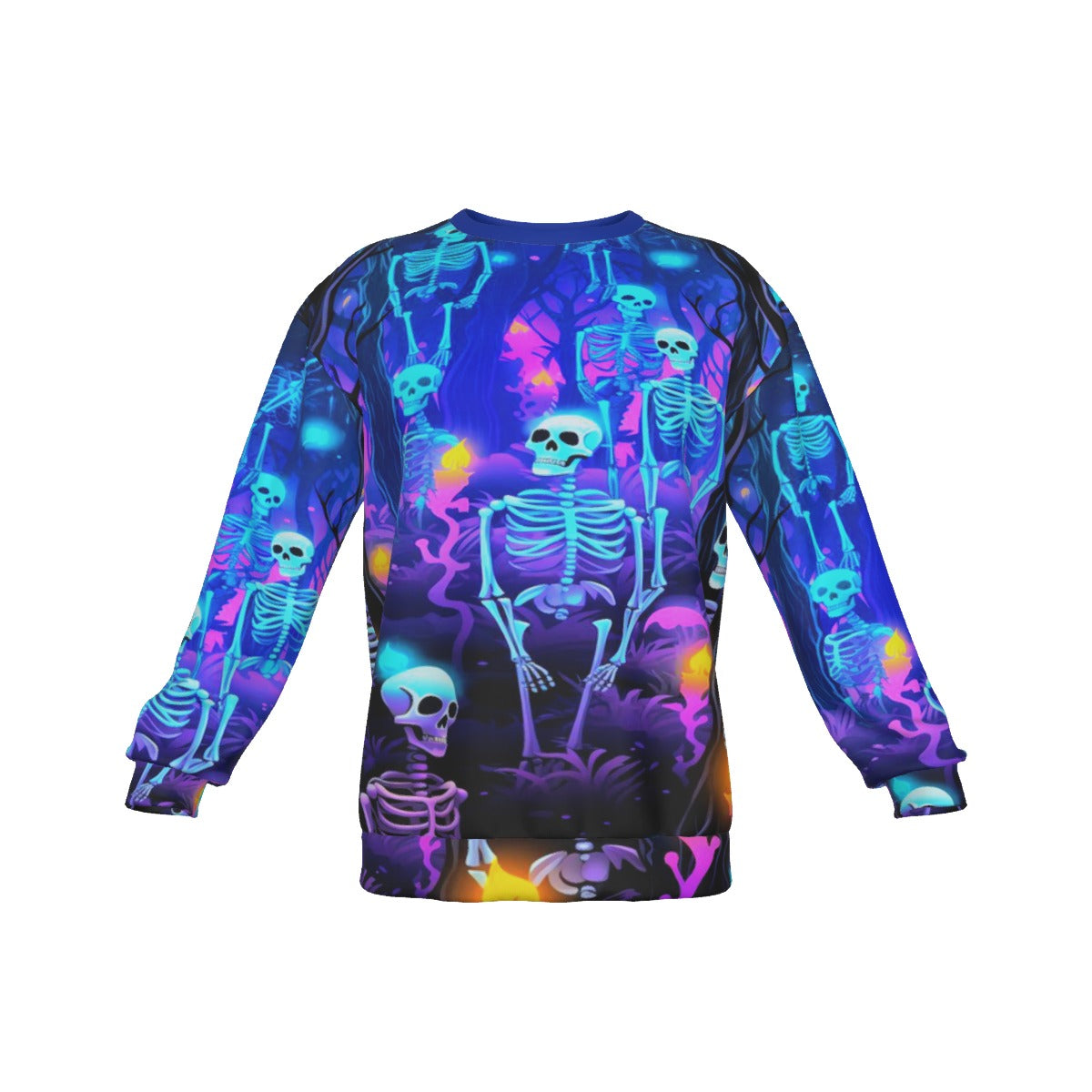 Land Of The Dead Men's Drop Shoulder Round Neck Long-Sleeved Sweatshirt