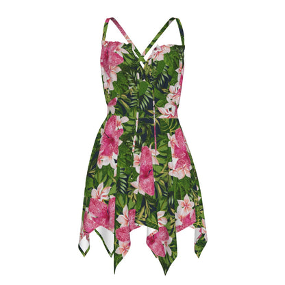 Tropical Flowers Women's Slip Dress