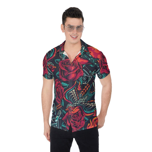 Inked Up Men's Button Up