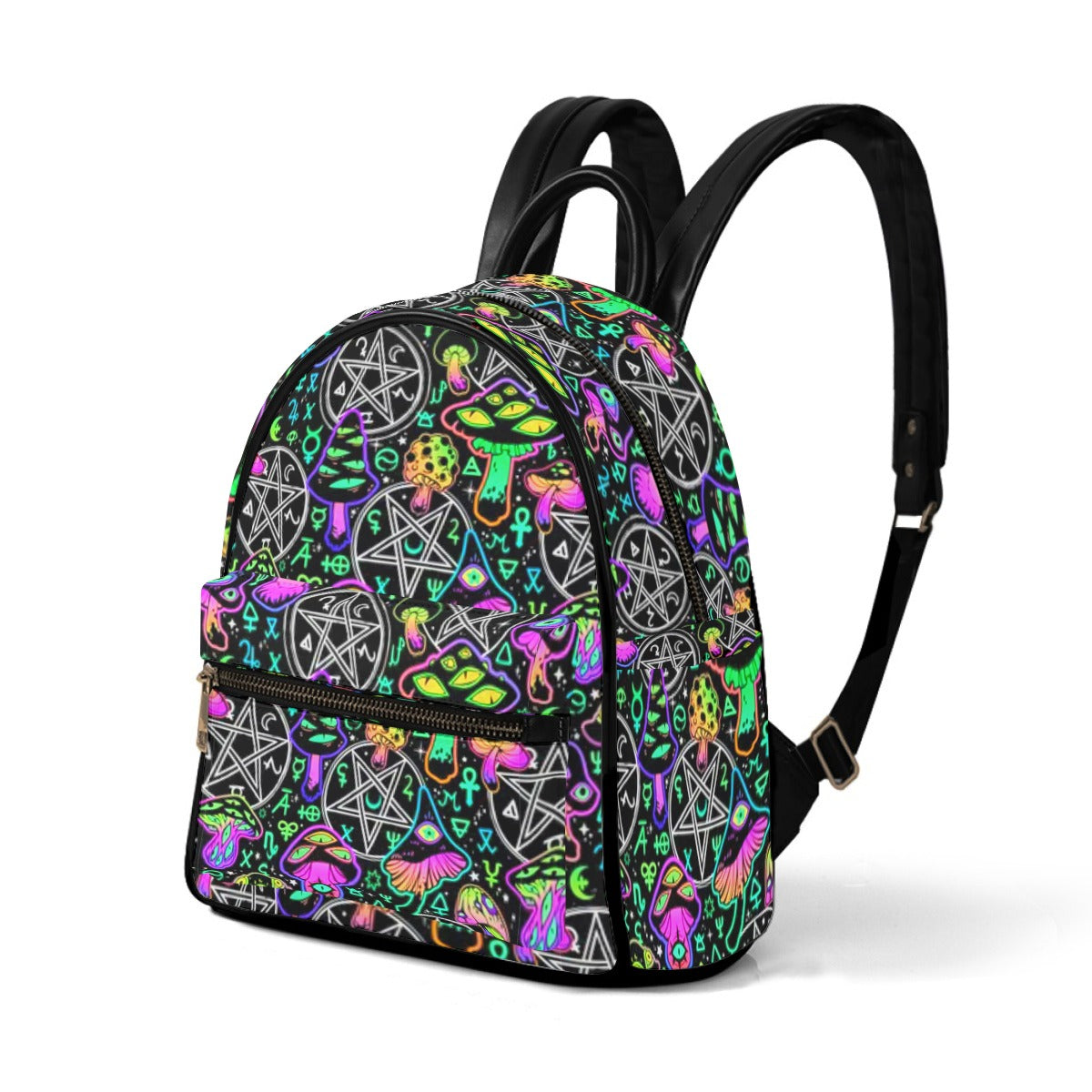 Magic Mushrooms Small Size Backpack