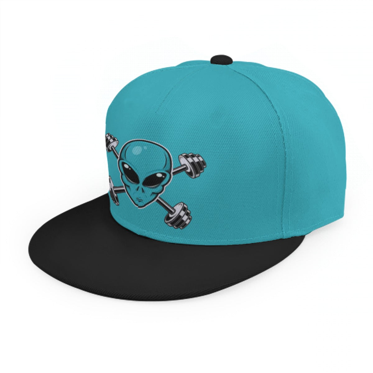 Light Blue Alien Gym Snap Back