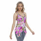 Beautiful Pink Roses Women's Skinny Sport Tank Top