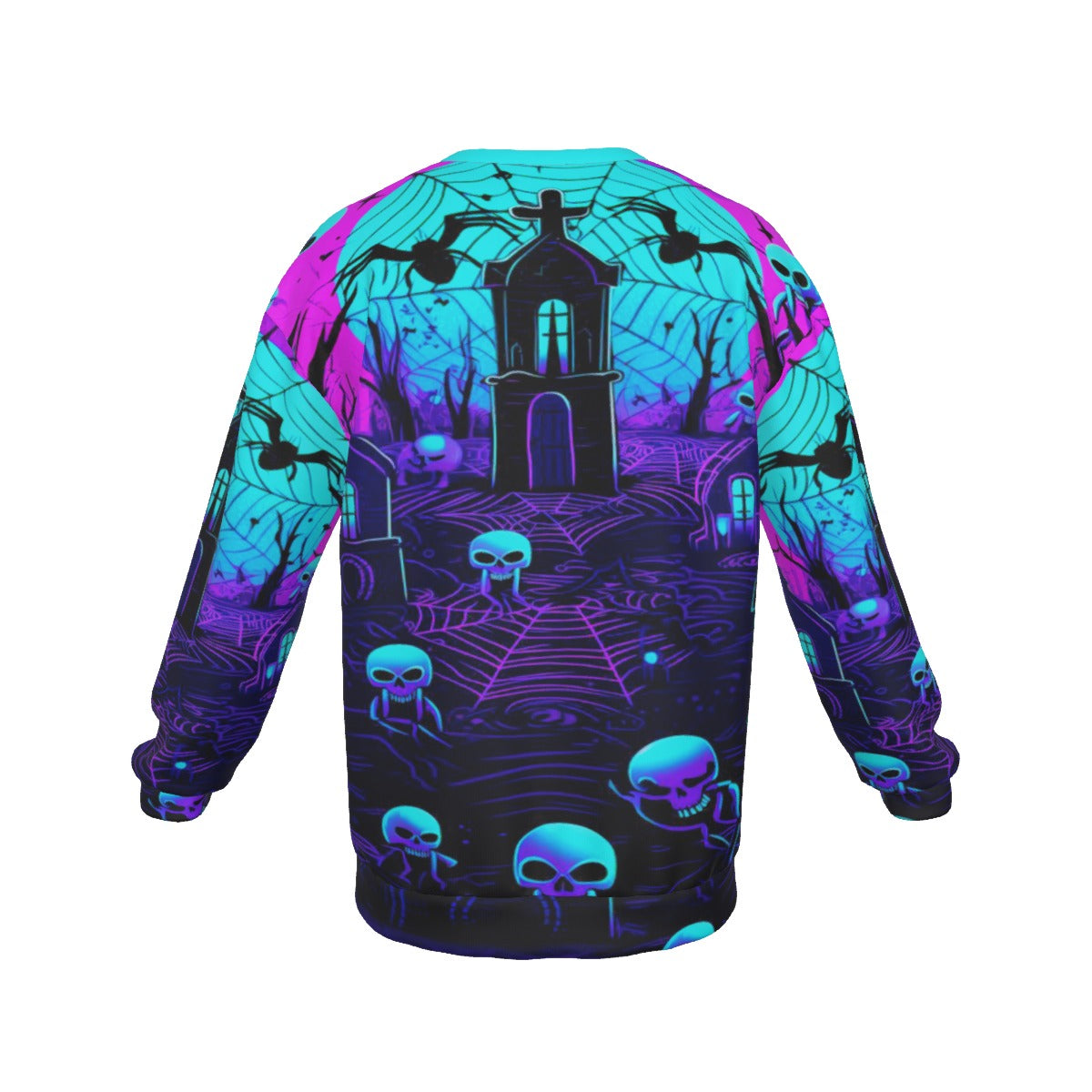 Land Of The Dead Men's Drop Shoulder Round Neck Long-Sleeved Sweatshirt