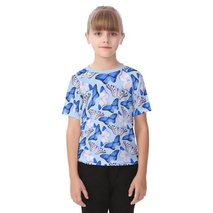 Butterflies Kid's Raglan Sleeve T-shirt