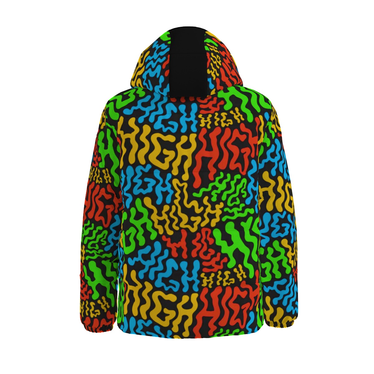 Stay High Trippy Winter Time Jacket Unisex