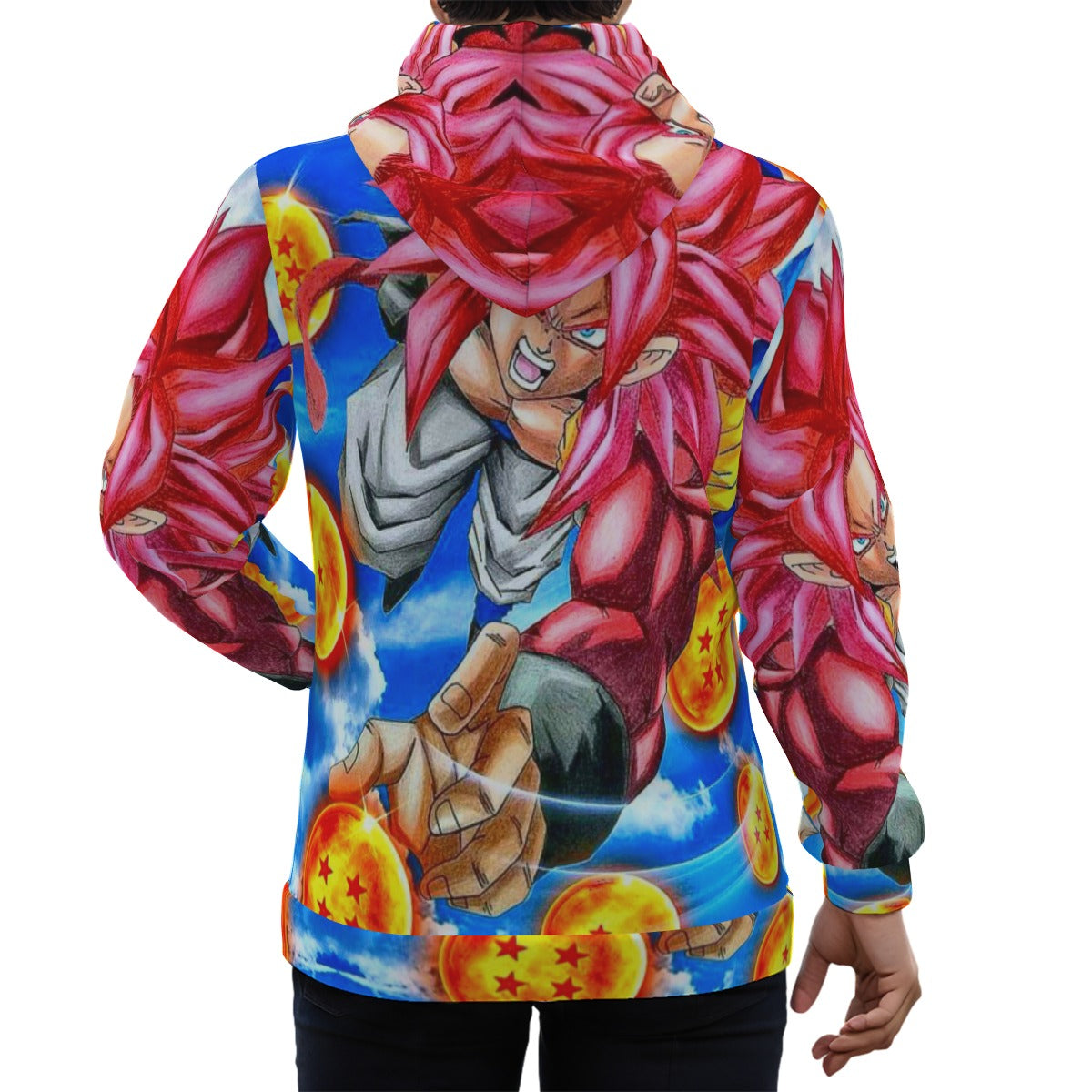 Goku With Dragon Balls Unisex Pullover Hoodie