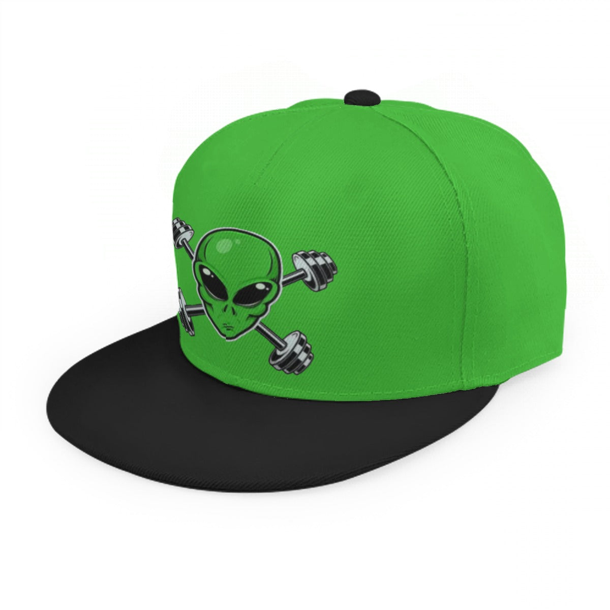 Green Alien Gym Snap Back