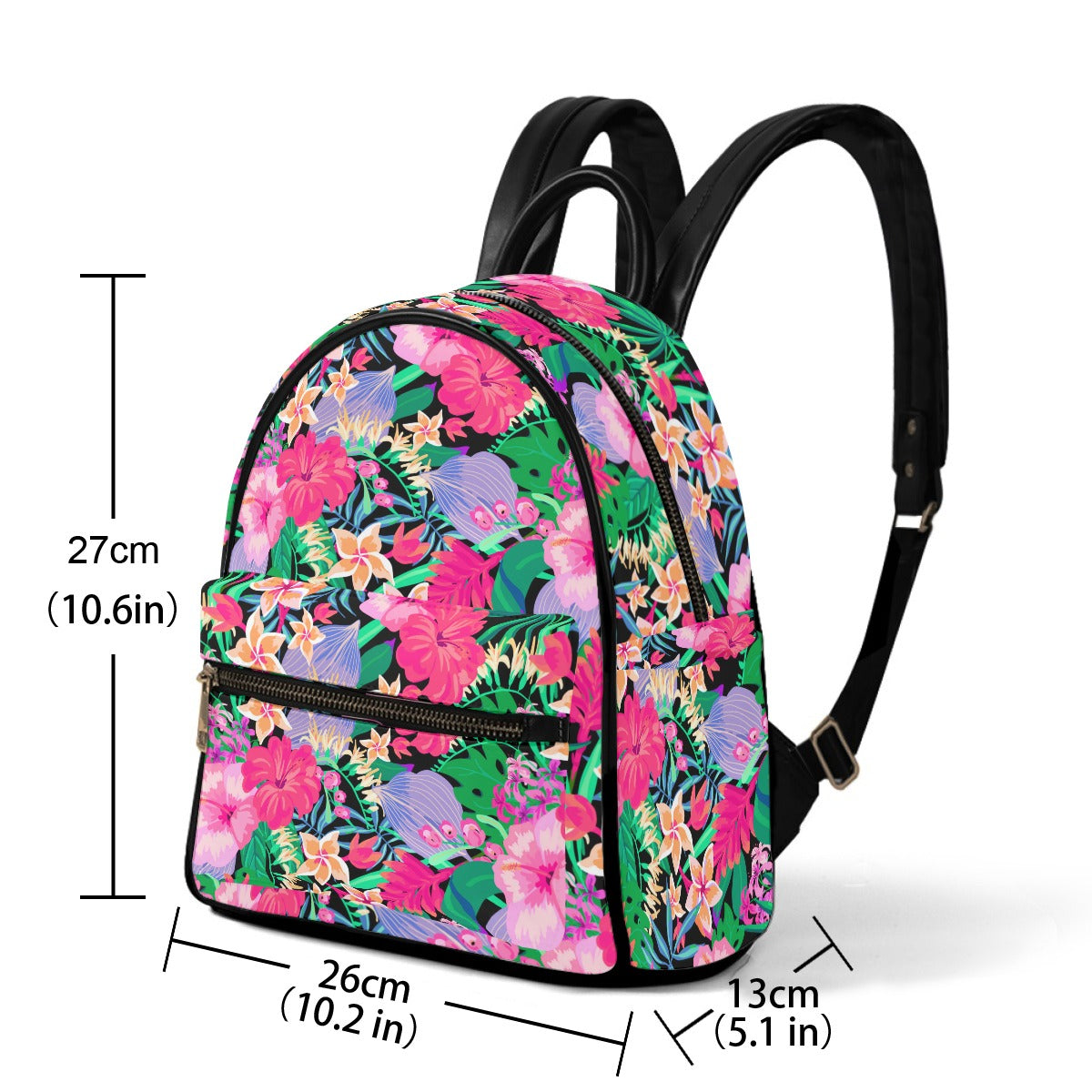 Summer Time Flowers Small Size Backpack