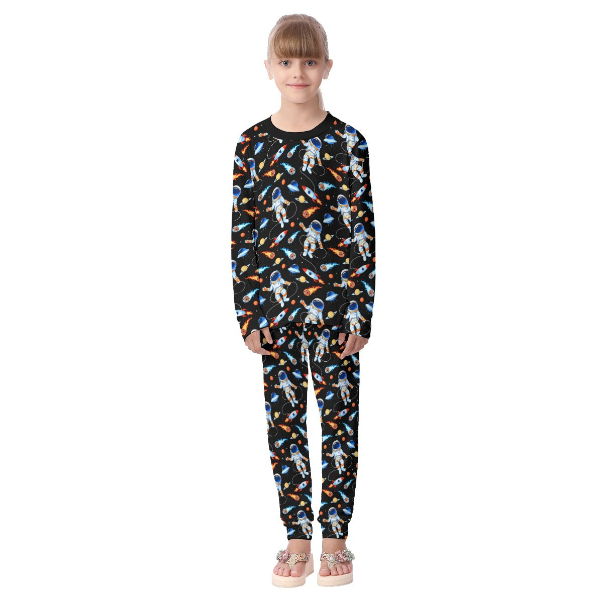 Kid's Astronauts In Space Pajamas Sets