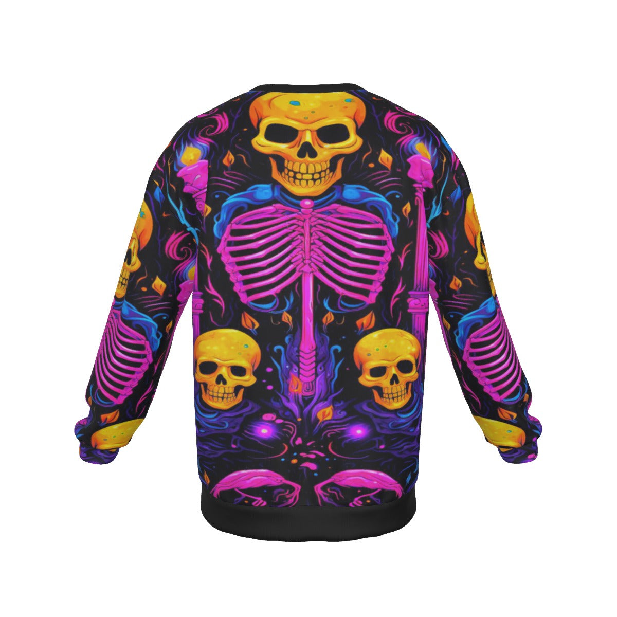 Land Of The Dead Men's Drop Shoulder Round Neck Long-Sleeved Sweatshirt