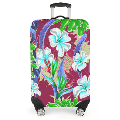 Tropic Vibes Luggage Cover (With Belt)