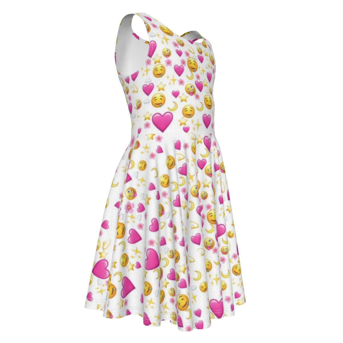 Heart Emoji Kid's Sleeveless Vest Dress