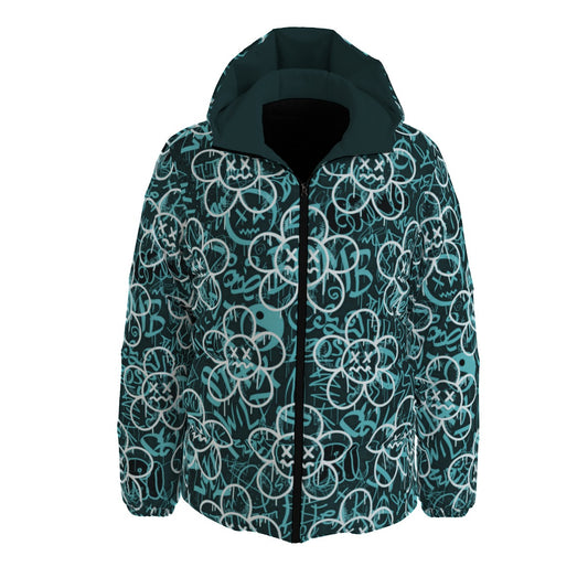 Graffiti Flowers Winter Time Jacket Unisex