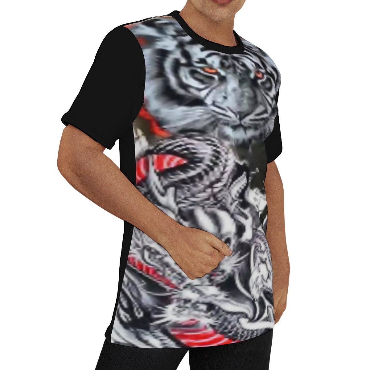 Men's Tattoo Style O-Neck T-Shirt