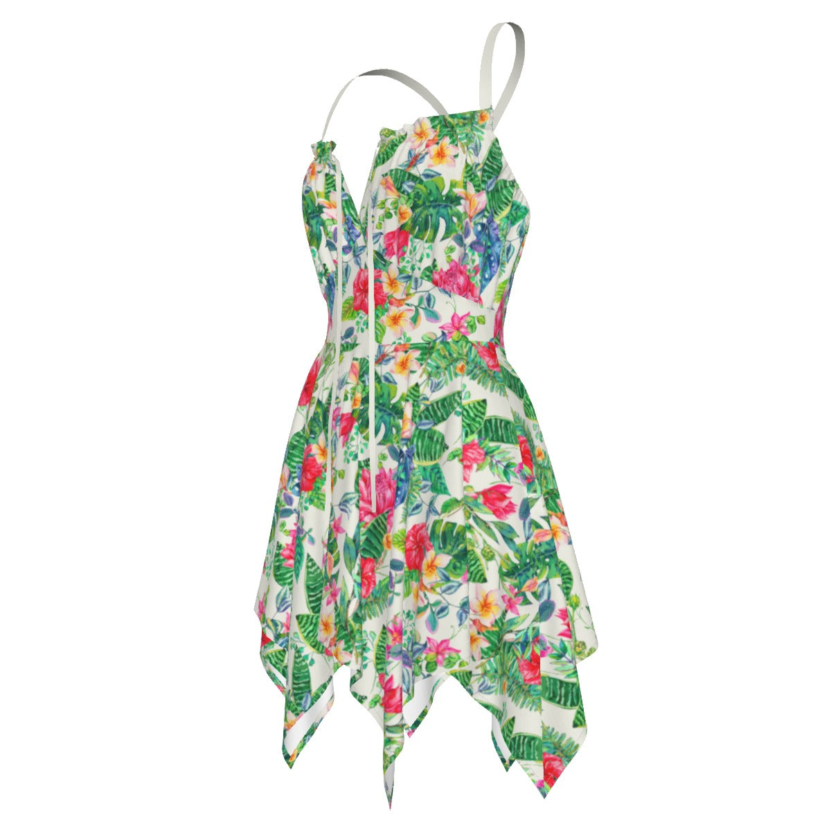 Women's Tropical Flowers Slip Dress