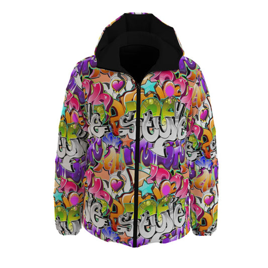 Graffiti Style Winter Time Jacket Unisex