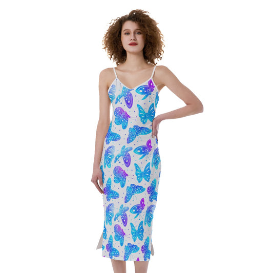 Blue & Purple Women's Cami Dress