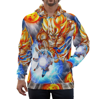 Goku With Dragon Balls Unisex Pullover Hoodie