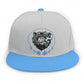 Stoners Only Blue & Grey Smoking Bear Snap Back