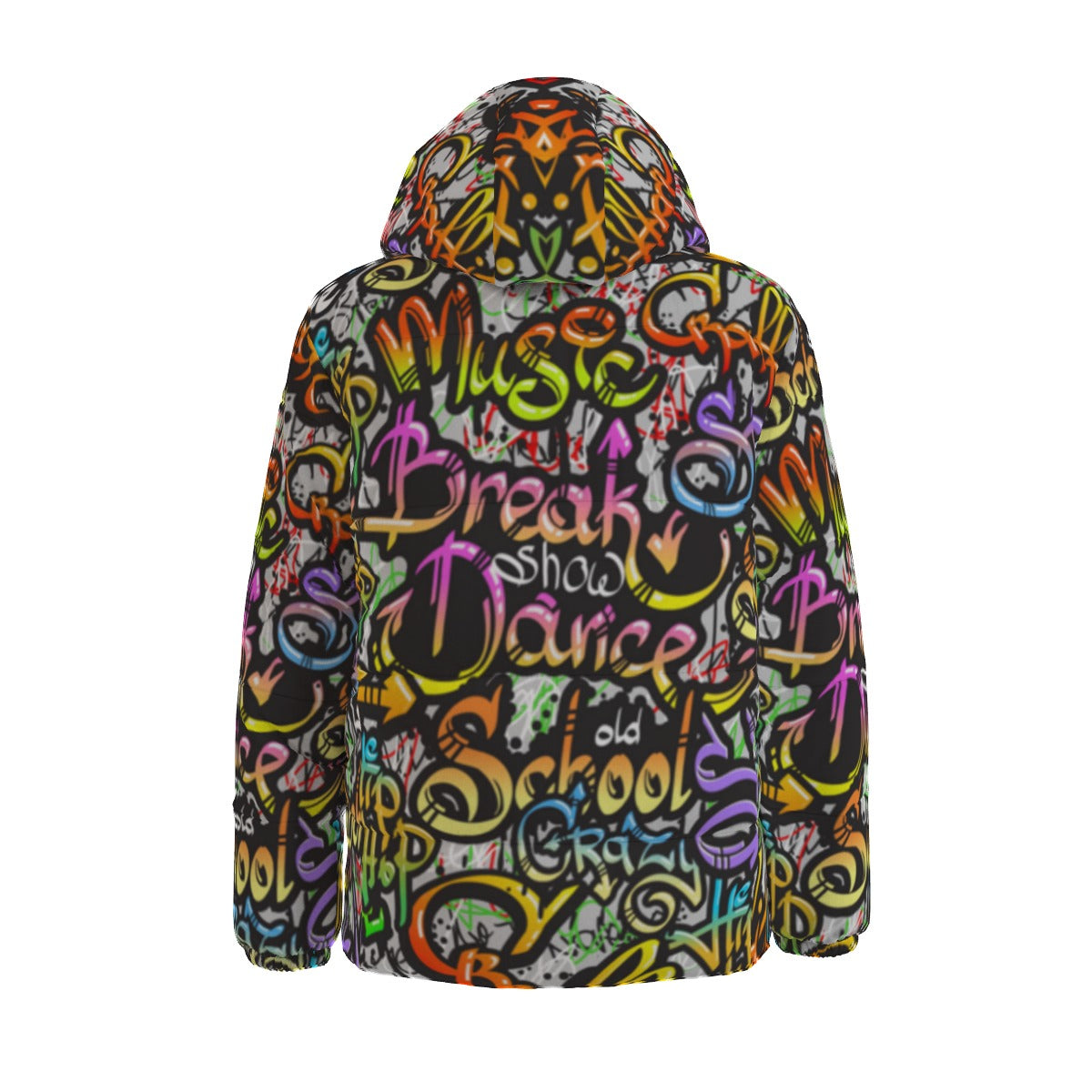 Graffiti Style Winter Time Jacket Unisex