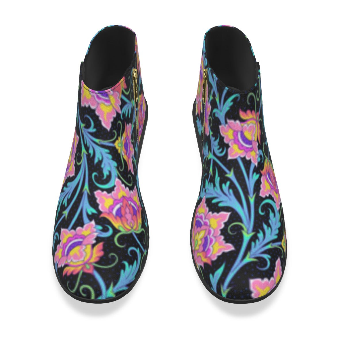 Fantastic Flowers Men's Fashion Boots