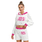 Girls Rule Women's Micro Fleece Hoodie And Shorts Set