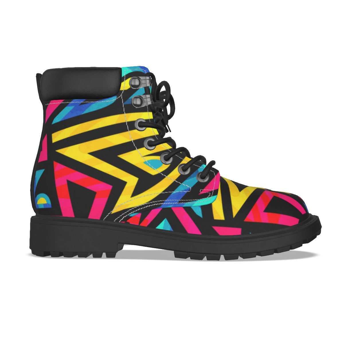 Graffiti Style Women's Short Boots