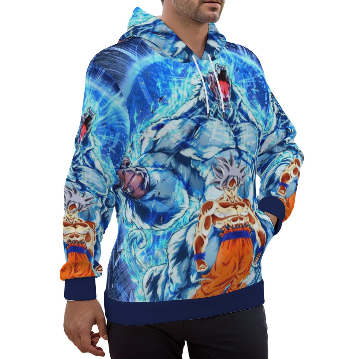 Goku With Great Ape Unisex Pullover Hoodie