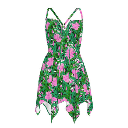 Tropical Flowers Women's Slip Dress