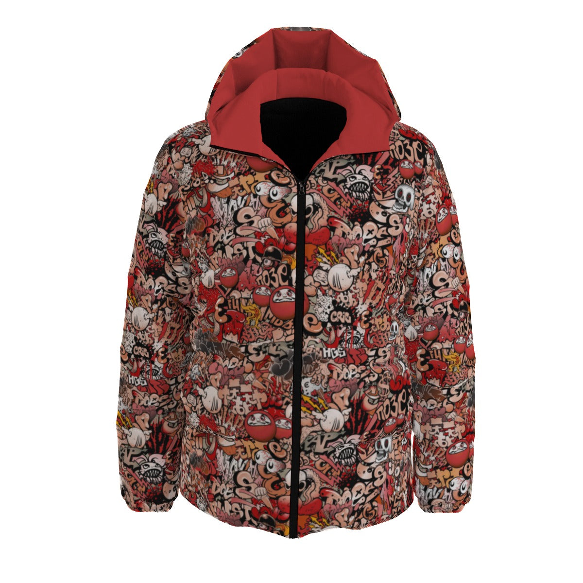 Graffiti Style Winter Time Jacket Unisex