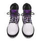 Drippy Purple & White Women's Short Boots