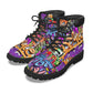 Graffiti Style Women's Short Boots