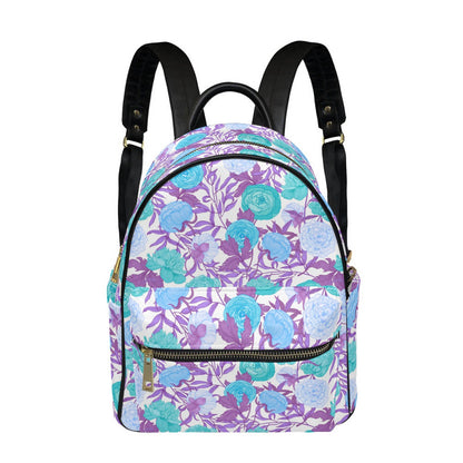 Gorgeous Blooming Flowers Small Size Backpack